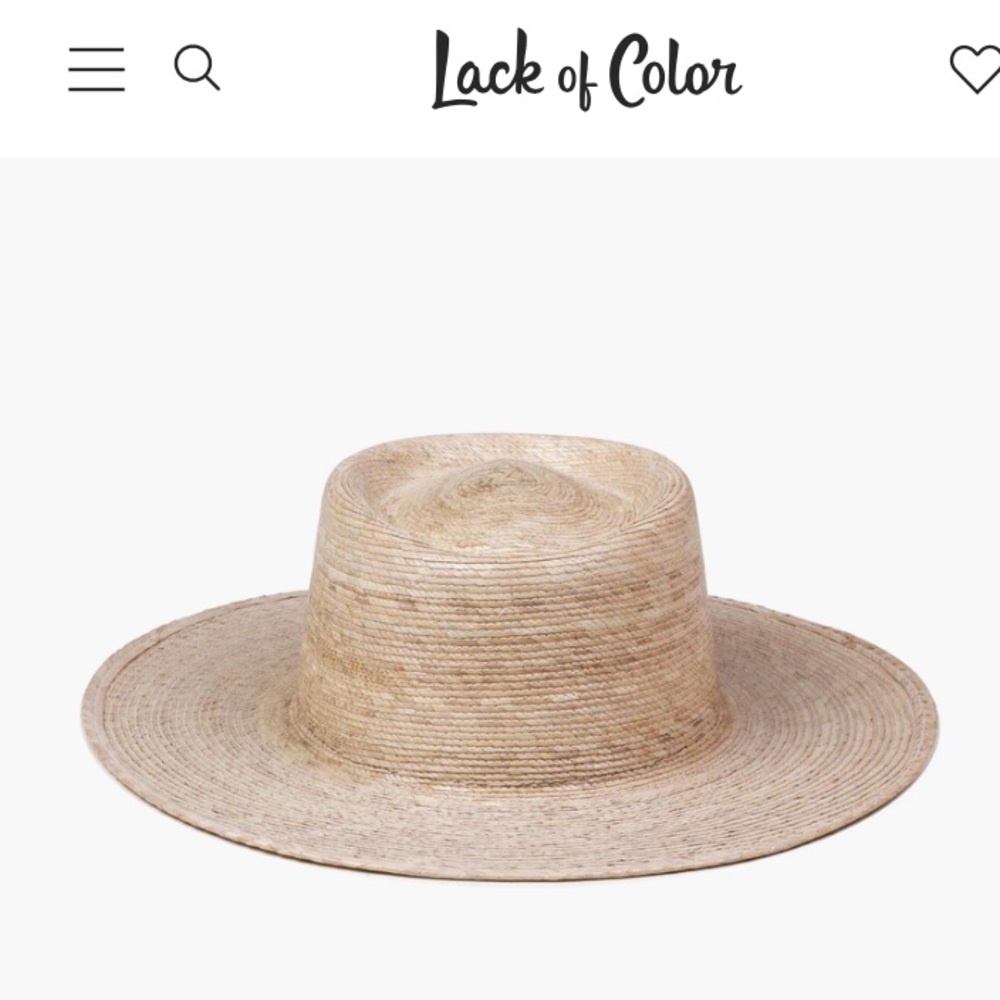 Lack of Color straw Palma boater